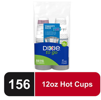 Dixie to Go Insulated Paper Cups, 12 Ounce (176 Count)