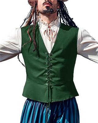  Bbalizko Mens Pirate Shirt Vampire Renaissance Victorian  Steampunk Gothic Ruffled Medieval Halloween Costume Clothing : Clothing,  Shoes 