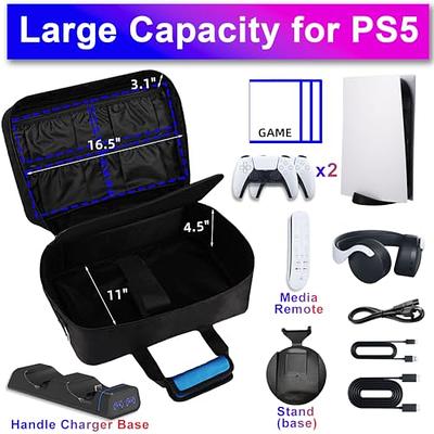 SWOJG Carrying Case for PS5, Protective Travel Bag for PS 5 Controller  Console Games, Large Capacity Carry Case Compatible with Playstation 5 Disk  Digital Edition, Gaming Headset and Game Accessories - Yahoo Shopping