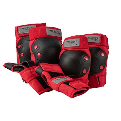 Kids/Teenager Protective Gear, Knee Pads and Elbow Pads 6 in 1 Set with  Wrist Guard and Adjustable Strap for Rollerblading Skateboard Cycling  Skating