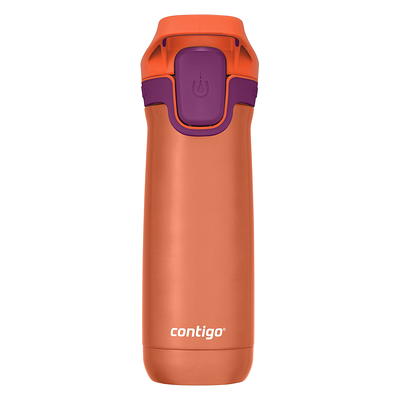 Contigo Kids' Casey Stainless Steel Water Bottle with Spill-Proof Leak-Proof  Lid, Orange, 13 oz. - Yahoo Shopping
