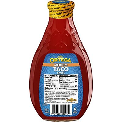 Old El Paso Taco Sauce, Mild, Squeeze Bottle, 9 oz.