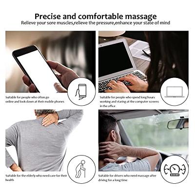  LiBa Back and Neck Massager - Trigger Point Massage Tools for  Pain Relief and Self Massage Hook Therapy Handheld Back Neck Shoulder  Massager Blue - Gift for Women & Men 