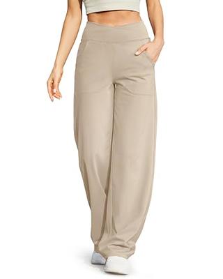 GRAPENT Trousers for Women High Waisted Outdoor Clothing Women Summer Pants  Women Cargo Pants with Pockets Khaki Y2K Clothes Women Baggy Cargo Pants  Parachute Joggers Color Beige Small Size 4 Size 6