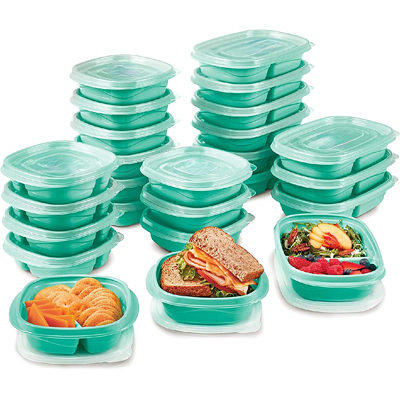 Ello 10pc Plastic Food Storage Canisters with Airtight Lids (Set of 5)