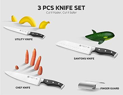 MAD SHARK Ultra Sharp Chef Knife, 8 Inch Professional Kitchen Knife, Made  of Super Damascus Stainless Steel, Non-stick Blade Chopping Knife with  Ergonomic Handle, Finger Guard & Gift Box: Home & Kitchen 