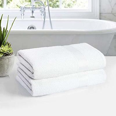 Belizzi Home Cotton 2 Pack Oversized Bath Towel Set 28x55 inches, Large Bath  Towels, Ultra Absorbant Compact Quickdry & Lightweight Towel, Ideal for Gym  Travel Camp Pool - White - Yahoo Shopping