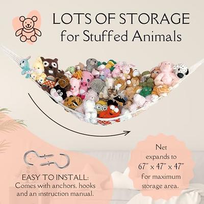  Zayysoha Stuffed Animal Storage Wood Soft Toy Shelf