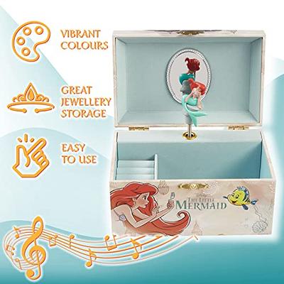 Jewelkeeper Mermaid Music Box & Little Girls Jewelry Set - 3 Mermaid Gifts  for Girls - Jewelry Box for Girls