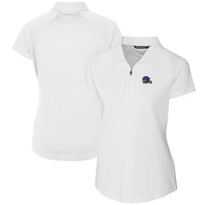 Washington Nationals Cutter & Buck Prospect Textured Stretch Big & Tall  Polo - White