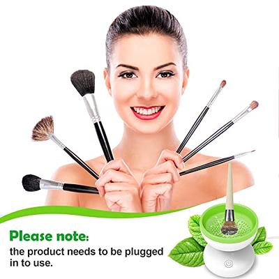 Electric Makeup Brush Cleaner Newest Design, Luxiv Wash Makeup Brush Cleaner Machine Fit for All Size Brushes Automatic Spinner Machine, Painting