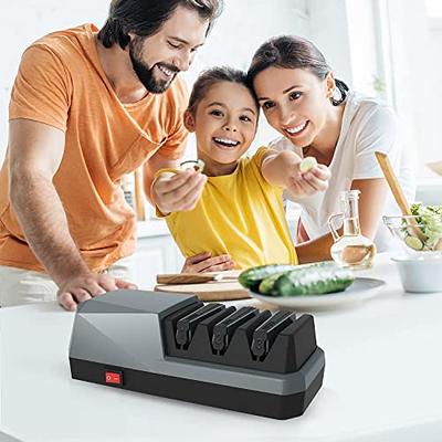  Electric Knife Sharpener- 3-Stage Electric Knife