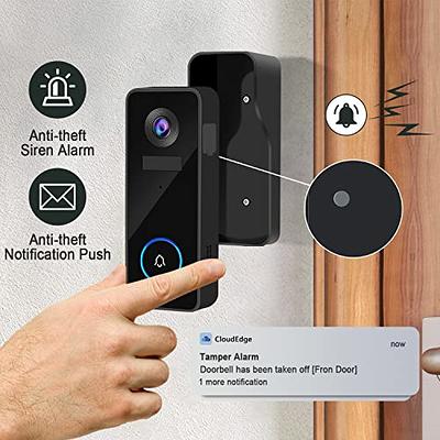 cloudedge doorbell camera wireless battery and