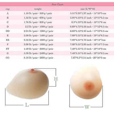 Separated Silicone Breast Forms - Mastectomy Prosthesis, Medical Grade Gel  Beige Skin Full Chest, B Cup 600 Gram - Yahoo Shopping