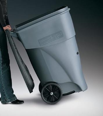 Rubbermaid BRUTE 95 Gallon Roll Out Container FG9W2200GRAY from Rubbermaid  - Acme Tools