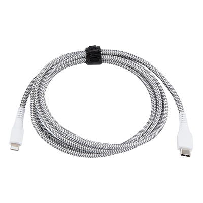 6' Lightning To Usb-a Braided Cable - Heyday™ Black/white/gunmetal : Target