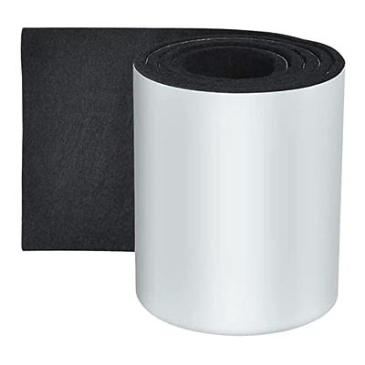 Woolous Self Adhesive Heavy Duty Wool Felt Strip Roll for Hard Surface and Furniture - Furniture Protector - Stick Felt Furniture Pads Dark Grey