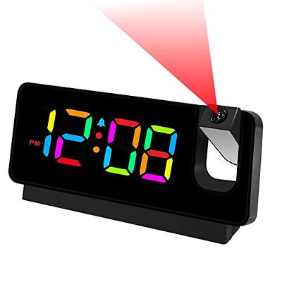 DreamSky Compact Digital Alarm Clock with USB Charging Port, 0-100%  Brightness Dimmer, Large Bold Number Display, Adjustable Alarm Volume,  12/24Hr