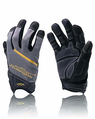  HANDLANDY Guantes de jardinería de cuero para hombre