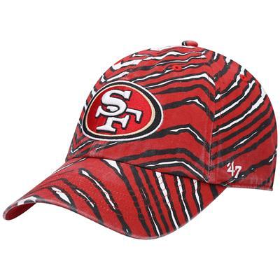 Men's Fanatics Branded Scarlet San Francisco 49ers Heritage Cuffed Knit Hat with Pom