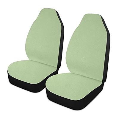 FEELON 2 Pieces LB Car Seat Covers Front Bottom Seat Cushion Covers,  Waterproof Nappa Leather, Anti-Slip and Wrap Around The Bottom, Universal  Auto