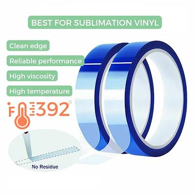 6 PACK 0.8 Inch 20mm X 33m 108ft Heat Tape Heat Resistant Tape