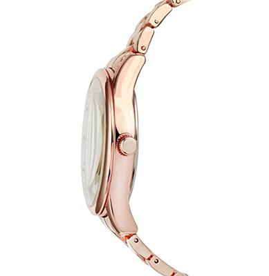  Lucky Brand Watches for Women Analog Watch Easy Reader Quartz  Stainless Steel Women's Wrist Watches Bracelet Gift Box Set (Rose Gold) :  Clothing, Shoes & Jewelry