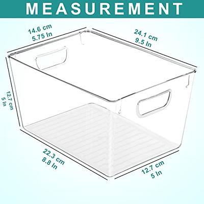 Cabinets-Clear Plastic Pantry Organizer - Big & Small by Utopia