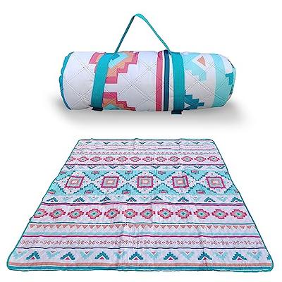 Kingcamp 3-layered Portable Outdoor Waterproof Roll Up Picnic Blanket  W/carry Handle For Beach, Camping, Or Hiking : Target