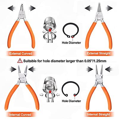 SPEEDWOX Split Ring Pliers for Jewelry Making Tools 5-1/2 Inches Ring  Opening Pliers Jump Ring Opener Split Rings Fishing Keychain Pliers Mini  Precision Fine Pliers Craft Beading Hobby - Yahoo Shopping