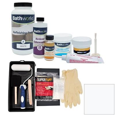 DWIL Tub Refinishing Kit, Epoxy Bathtub Paint, Self-Leveling Tub and Tile  Paint with Tools, Low Odor& 20X Thicker Than Other Sink Paint for Bathroom,  Kitchen, Bright Gloss White-Sink Size Kit - Yahoo