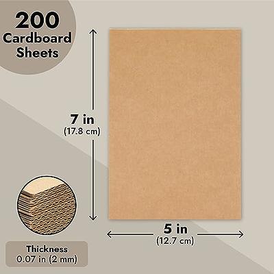 200 Pack 5x7 Corrugated Cardboard Sheets for Mailers, Flat Packaging  Inserts for Shipping, Mailing, Crafts, 2mm Thick - Yahoo Shopping