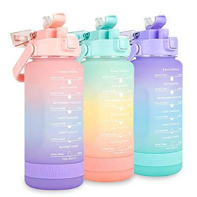 Half Gallon Insulated Water Bottle with 2-in-1 Lid (Chug Lid/Straw