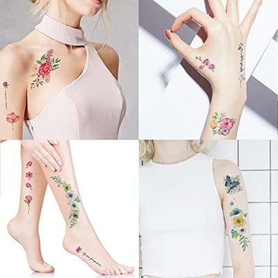 Tribal Floral Armband Tattoo