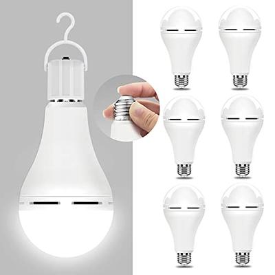 UNILAMP 9W Rechargeable Emergency Light Bulbs, E26 Battery Light
