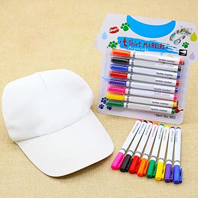 KERIFI Dual Tip Fabric Markers Permanent for Clothes, 20 Colors Fabric  Decorating Paint Pens for Kids, T-Shirt Shoe Markers for Sneakers Clothing  Canvas Textile Bibs Coloring Book (Chisel & Fine Tip) 