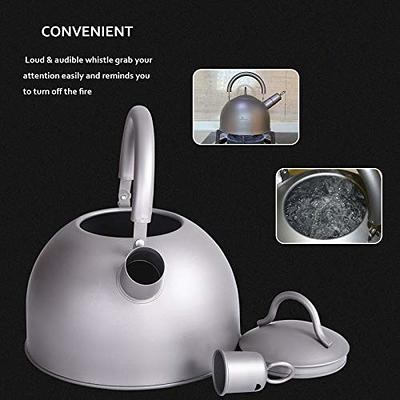 1.6L/2L Camping Kettle, Compact Lightweight Aluminum Alloy Pot for Hiking,  Backpacking, and Picnic Equipment Utensils Cooking Equipment - 2L 