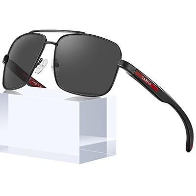 Premium Polarized Metal Square UVA-UVB Protection Sunglasses