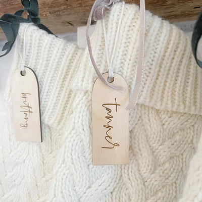 Personalized Leather Labels, Custom Tag, Leather Tags For Knit