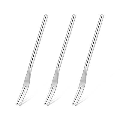 304 Stainless Steel Fruit Forks Small Dessert Cake Forks 12-Piece Silverware  Set