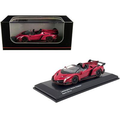 Lamborghini Veneno Roadster Magenta With Red Line 1 64 Diecast Model Car By Kyosho Magenta L 3 25 Inches Magenta Yahoo Shopping