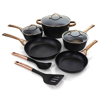 Aoibox 10-Piece Stone Nonstick Cookware Set in Beige