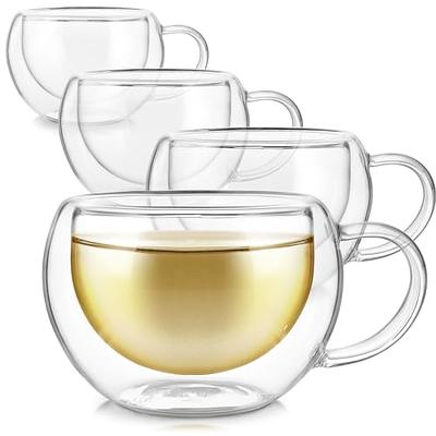 Teacup, Double-Walled Glass, 4 oz