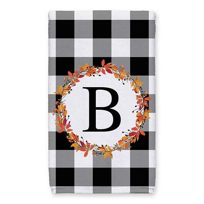 SKL Home Casual Monogram Letter X Bath Towel, white, cotton