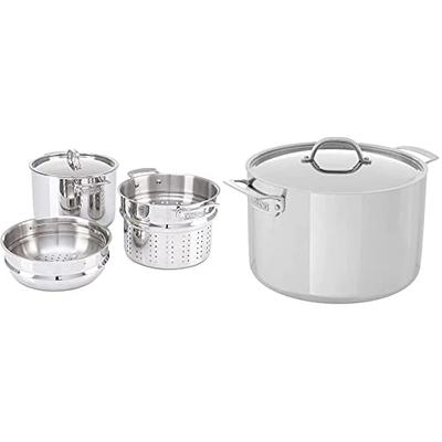 Stockpot 8 quart stock pot stainless stock pot with lid stainless steel  stock pot cooking pot induction stock pot - Yahoo Shopping