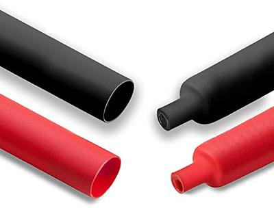 Sonoreboom 4:1 Black Adhesive Lined Heat Shrink Tubing Waterproof and Sealed 1/4 - 13ft Shrink Tubes for Repairing and Protecting Wiring Harness