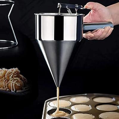 Hand-held Manual Pancake Cupcake Batter Mixer Dispenser Blender Machine  Baking Tool for Making Cakes Waffles Betters