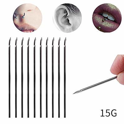 Ear Nose Piercing Needles, Usiriy 100pcs Body Piercing Kits