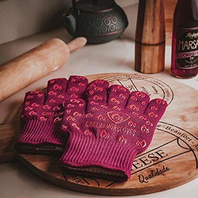 Extreme Heat Resistant BBQ Oven Safety Gloves-Bbq Glove-Grill Gloves,Thick But Light Weight for Kitchen Potholder,Grill,Grilling,Smoker,Barbeque-1