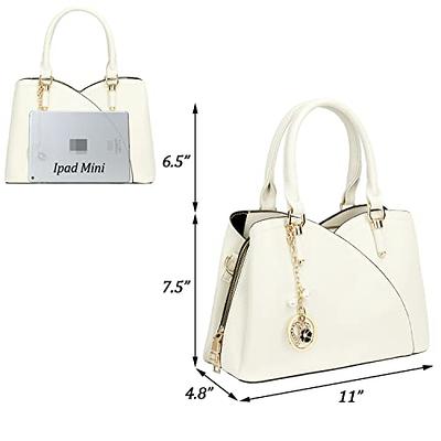 Lacel Urwebin Small Crossbody Bags for Women Stylish Designer Purses White Messenger Bags Coin Purse Including 2 Size Bag